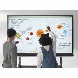 ViewSonic ViewBoard IFP7552-2F 190.5 cm (75") 4K UHD LCD Collaboration Display - ARM Cortex A73 + A53 - 8 GB - Ultra Fine 