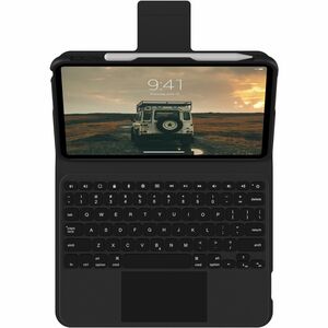 Urban Armor Gear Keyboard/Cover Case for 27.7 cm (10.9") Apple iPad (10th Generation) Tablet - English Keyboard - Black, A