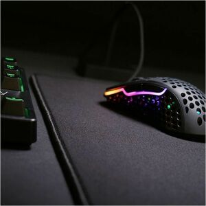 XTRFY GP4 XG-GP4-L-BLACK Large Gaming Mouse Pad - 400 mm x 460 mm x 4 mm Dimension - Black - Rubber - Anti-slip - Mouse