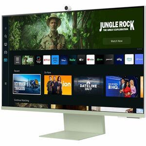 Moniteur LED intelligent Samsung S27CM80GUU 27" Class Webcam 4K UHD - 16:9 - Blanc, Vert Printemps - 68,6 cm (27") Viewabl