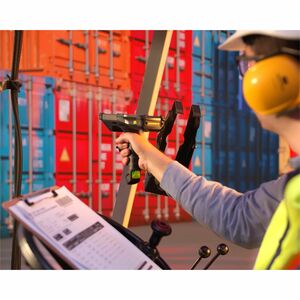 Zebra MC9450 Rugged Handheld Terminal - 1D, 2D - 5G, 4G, 3G, 2G, 4G LTE, LTE - Black - TAA Compliant - Laser Light Source 