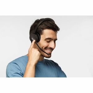 Yealink BH70 Wireless Over-the-head Stereo Headset - Black - Microsoft Teams Certification - Binaural - Supra-aural - 5000