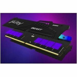 Kingston FURY Beast RAM-Modul - 16 GB (2 x 8GB) - RGB - DDR5-6000/PC5-48000 DDR5 SDRAM - 6000 MHz Single-rank (einfacher S