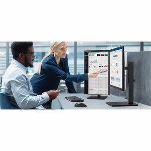 Monitor LED LG 24BA550-B 609,6 mm (24,0") Class Full HD - 16:9 - Nero opaco - 60,5 cm (23,8") Viewable - Tecnologia In-pla