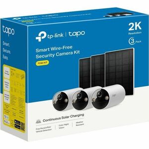 Telecamera di rete Tapo Smart TC82 3 Megapixel Interno/esterno 2K - Colore - 3 - Proiettile - 9,14 m Infrarossi/Colori Vis