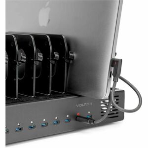 Rocstor Volt DS16 USB-C 16 Port Desktop Charging Station with Top Dividers 67W Per Port - 1000 W - 120 V AC, 230 V AC Inpu