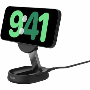 Belkin BoostCharge Pro Induktionsladegerät - Schwarz - für Qi2-fähiges Gerät, iPhone - Schnellaufladung, Magnetisch, Kompakt