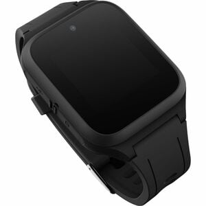 TCL MOVETIME MT40X Smartwatch - 45 mm Case Height - Kinder - Schwarz Body Color - Gummi Band Material - Wireless LAN - 4G 
