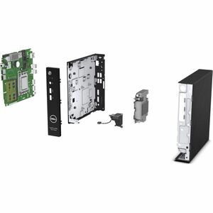 Dell OptiPlex 3000 Thin Client - 1 x Intel Celeron N5105 Quad-Core 2 GHz Prozessor - Schwarz - Intel Chip - 8 GB RAM DDR4 