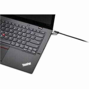 Kensington MicroSaver 2.0 Keyed Laptop Lock - Master Keyed On Demand - TAA - 6 ft Cable - Patented T-bar/Key Lock - Carbon
