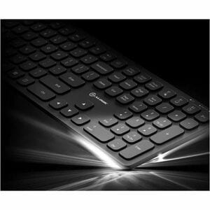 Alogic Echelon USB-C Rechargeable Wireless Mouse and Keyboard for Windows - USB Type A Wireless Bluetooth/RF 5.0 2.40 GHz 
