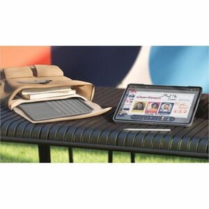 Logitech Combo Touch Keyboard/Cover Case for 33 cm (13") Apple iPad Air 13 (2024) Tablet - Oxford Gray - Scuff Resistant, 