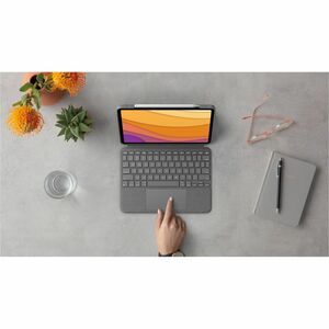 Logitech Combo Touch Keyboard/Cover Case for 27.9 cm (11") Apple iPad Air 11 (2024), iPad Air (5th Generation) iPad Air - 