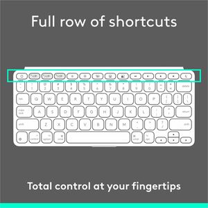 Logitech Keys-To-Go 2 Portable Wireless iPad Keyboard With Built-in Cover, Slim and Compact Wireless Keyboard for iPad, iP