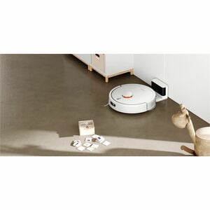 MI S20 Robot Vacuum Cleaner - White - 400 mL Dust Capacity - 270 mL Water Tank Capacity - Brush, Mop Pad - Smart Connect -