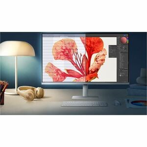Samsung ViewFinity S7 S32D701EAU 32 Zoll Class 4K UHD LED-Monitor - 16:9 Format - Weiß - 81,3 cm (32 Zoll) Viewable - Vert