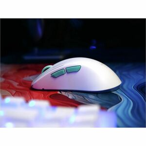 CHERRY XTRFY M64 Gaming-Maus - Funkfrequenz - USB - Weiß - Kabel/Drahtlos - 2,40 GHz - wiederaufladbar - Symmetrisch - 1 B