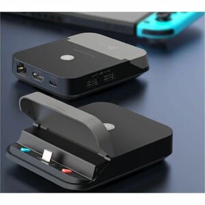 j5create Mini JCD620 USB Type C Docking Station for Gaming Console, Monitor, Keyboard, Smartphone, TV - Charging Capabilit