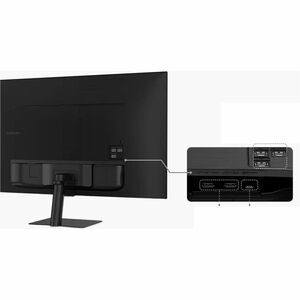 Monitor LED intelligente Samsung S43DM702UU 1092,2 mm (43,0") Class 4K UHD - 16:9 - Nero - 109,2 cm (43") Viewable - Verti