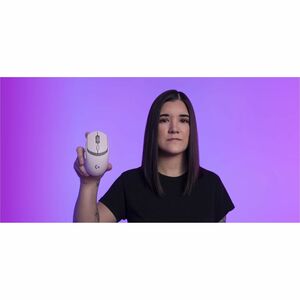 Logitech G LIGHTSPEED G309 Gaming Mouse - Bluetooth - USB Type A - HERO 25K - 6 Programmable Button(s) - White - 1 - Wirel