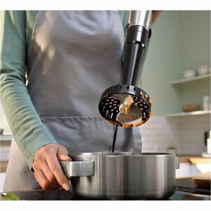 Frullatore a mano Bosch ErgoMaster - Con dorsi plastici, Acciaio inox - 1000 W - 1,40 m - Acciaio inox, Nero