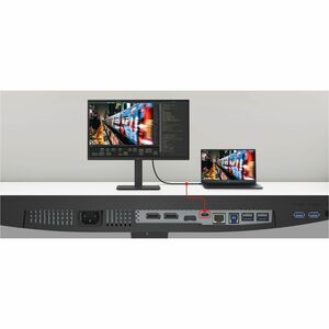 Monitor LED LG 27BA850-B 685,8 mm (27") Classe Webcam Full HD - 16:9 - Nero - 68,6 cm (27") Viewable - Tecnologia In-plane