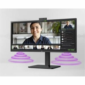 Monitor LED LG Ultrawide 34BA85QE-B 863,6 mm (34") Classe Webcam UWQHD Schermo curvo - 21:9 - Nero - 86,4 cm (34") Viewabl