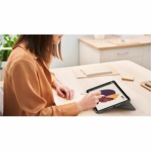 Logitech Combo Touch 键盘/机套 用于 33 cm (13") Apple 平板 - 中文 键盘 - 防刮, 耐刮擦 - 布料 Body - 285 毫米 高度 x 225.8 毫米 宽度 x 15.1 毫米 深度