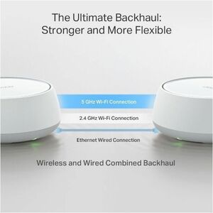 Routeur sans fil TP-Link Deco BE25 - Wi-Fi 7 - IEEE 802.11 a/b/g/n/ac/ax/be - Ethernet - Bi bande - 2,40 GHz Bande ISM - 5