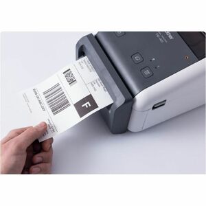 Brother TD-4420DNFC Desktop Direct Thermal Printer - Monochrome - Label Print - Fast Ethernet - USB - USB Host - Serial - 