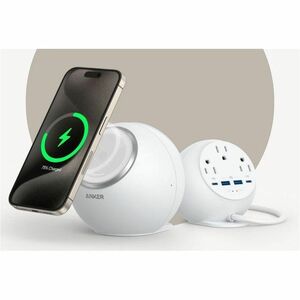 ANKER MagGo Induction Charger - 1250 W - 120 V AC, 230 V AC Input - 125 V AC, 5 V DC, 9 V DC, 15 V DC, 20 V DC Output - 10
