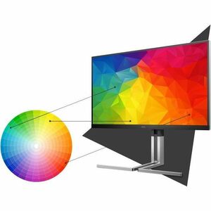 AOC U3 Graphic Pro U27U3CV 27" Class 4K UHD Monitor LED - 16:9 - preto texturizado - 68,6 cm (27") Viewable - Nano IPS (Te