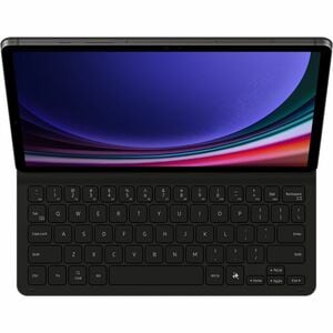 Housse/Clavier Samsung - Porte-livres Style Samsung Galaxy Tab S9, Galaxy Tab S9 FE Tablette - Noir