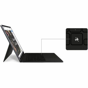 Housse/Clavier Samsung Book Cover Samsung Galaxy Tab S10 Ultra, Galaxy Tab S9 Ultra Tablette - Noir