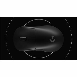 Logitech G PRO X SUPERLIGHT 2 DEX Gaming Mouse - Radio Frequency - USB 2.0 Type C - HERO 2 - 5 Button(s) - Black - Cable/W