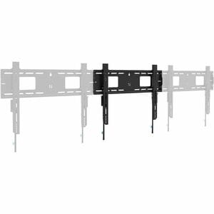 Neomounts Wall Mount for TV - Black - Height Adjustable - 1 Display(s) Supported - 106.7 cm to 218.4 cm (86") Screen Suppo