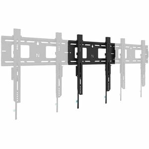 Neomounts Wall Mount for TV - Black - Height Adjustable - 1 Display(s) Supported - 81.3 cm to 190.5 cm (75") Screen Suppor