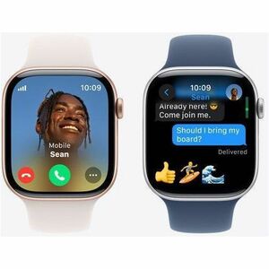 Apple Watch SE 智能手表 - 44 毫米 Case Height - 38 毫米 Case Width - 星光色 Case Color - 星光色 Band Color - 铝 Case Material - 无线局域网 - 光