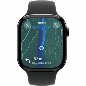 Apple Watch Series 10 智能手表 - 46 毫米 Case Height - 9.70 毫米 Case Thickness - 39 毫米 Case Width - 黑 Case Color - 黑 Band Color -