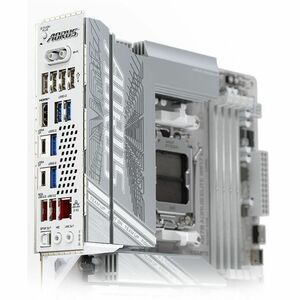Aorus Ultra Durable X870 AORUS ELITE WIFI7 ICE Gaming Desktop Motherboard - AMD X870 Chipset - Socket AM5 - ATX - Ryzen 5,