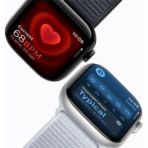 Apple Watch Series 10 Smart Watch - 46 mm Case Height - 39 mm Case Width - Jet Black Case Color - Ink Band Color - Alumini