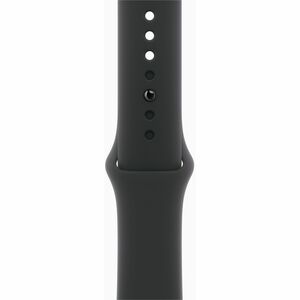 Apple Watch Series 10 Smart Watch - 46 mm Case Height - 39 mm Case Width - Jet Black Case Color - Black Band Color - Alumi
