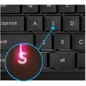 V7 CKW350IT Keyboard & Mouse - Italian - Wireless RF 2.40 GHz Keyboard - 107 Key - Keyboard/Keypad Color: Black - Wireless