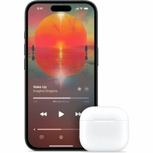 Apple AirPods 4 True Wireless Earbud Stereo Earset - White - Siri - Binaural - In-ear - Bluetooth