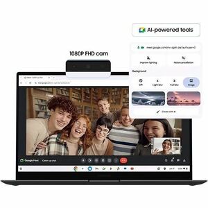 Samsung Chromebook Plus XE550XGA-KC1US 15.6" Chromebook - Full HD - Intel Core 3 100U - 8 GB - 256 GB Flash Memory - Neptu