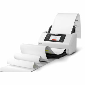 Epson WorkForce DS-800WN Sheetfed Scanner - 600 x 600 dpi Optical - White - 30-bit Color - 10-bit Grayscale - 50 ppm (Mono