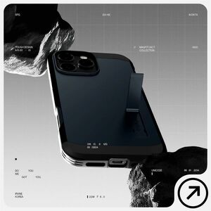 Spigen Tough Armor T Case for Apple iPhone 16 Pro Smartphone - Metal Slate - Impact Resistant, Drop Resistant, Shock Absor
