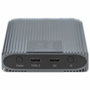 Digitus DA-71559 Laufwerksgehäuse PCI Express NVMe, M.2 - USB 3.2 (Gen 2x2) Typ C Host Interface Extern - Grau - 2 x SSD u