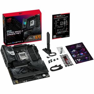 Scheda madre desktop da gioco Asus ROG Strix X870-F GAMING WIFI - AMD X870 Chipset - Socket AM5 - ATX - Ryzen 7, Ryzen 8, 