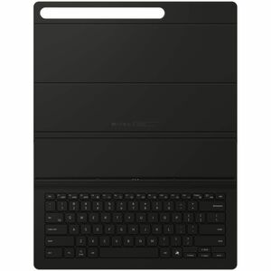 Samsung Keyboard/Cover Case (Book Fold) Samsung Galaxy Tab S10 Ultra, Galaxy Tab S9 Ultra Tablet - Black - 211.4 mm Height